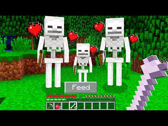 How To Breed Skeletons in Minecraft Pocket Edition (Skeleton Breeding Addon)