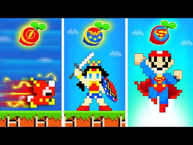 Super Mario Bros. But Seeds Make Mario's Family Turn Into The Avengers Family!...