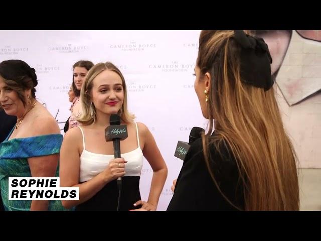 Sophie Reynolds Talks The Cameron Boyce Foundation | Hollywire