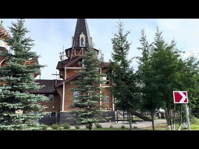 Lesnaya Polyana, Kemerovo, Siberia - 4K Walking Tour