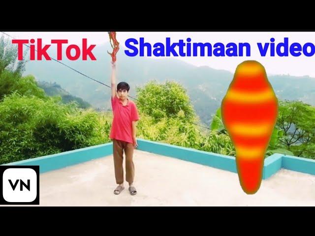 Shaktimaan wali video kaise banaye/ How to edit shaktimaan video in Mobile/shaktiman TikTok video