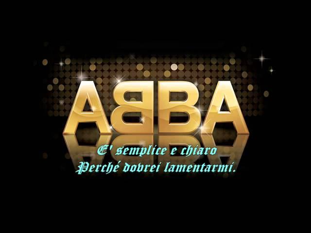 The winner takes it all - Abba (sottotitoli italiano)