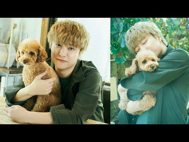 【Sakurashimeji】田中雅功さんと愛犬むぎちゃんが遊びにきてくれました！（トイプードル｜月刊わんこ撮影オフショット）