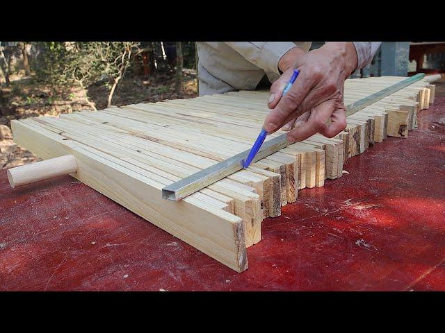 How To Make A Christmas Tree Out Of Old Wood // The Best Plan To Recycle Old Wood - Woodworking Plan