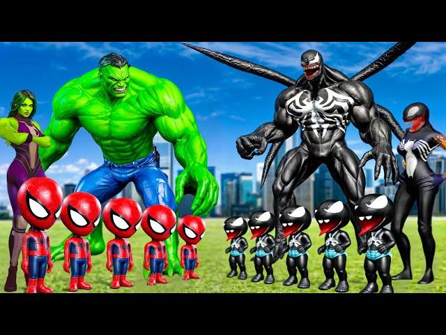 Rescue SUPERHERO Family HULK & Family SPIDERMAN, BLACK PANTHER 2: Back from the Dead SECRET - FUNNY