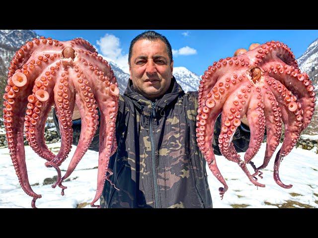 How Juicy To Cook OCTOPUS With Vegetables? A Very Tasty Recipe For Cooking Octopus