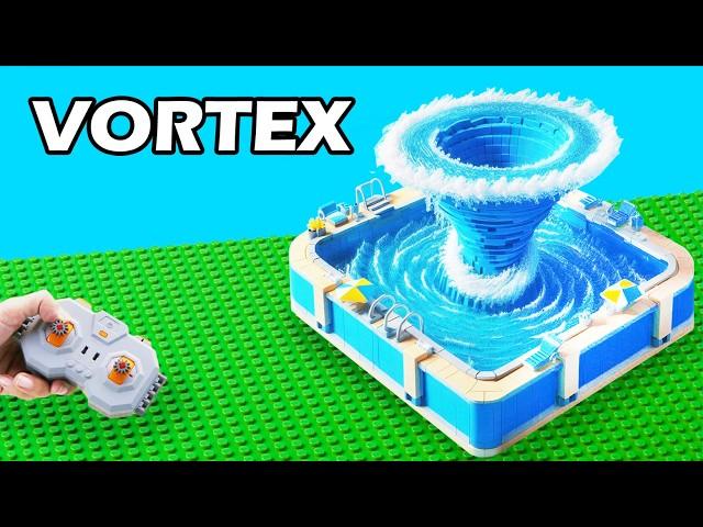 Testing Natural Disaster: Whirlpool in Water - Lego Technic Machine