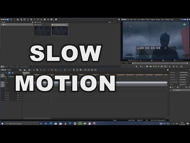 edius slow motion settings/edius x me slow motion kaise kare 2022