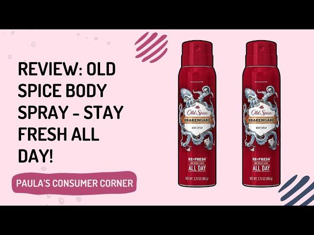 Old Spice Body Spray: A Must-Have Essential