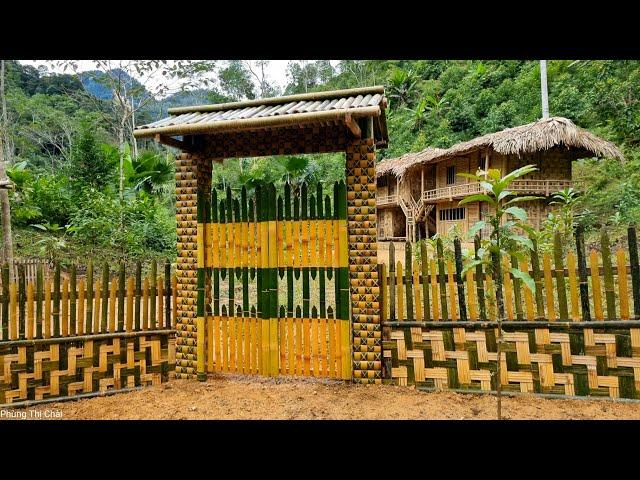 FULL VIDEO: 250 Days Build Warm, Make a Fence Around The House Living Alone In The Forest