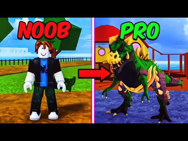 Noob To PRO With T-REX DINO in Blox Fruits