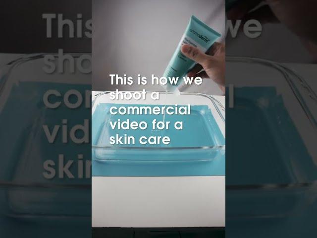 A simple trick to shoot a commercial video for a skin care product!