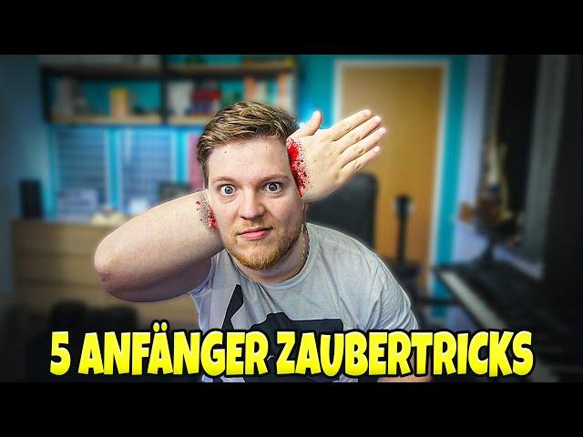 5 ZAUBERTRICKS für ZU HAUSE (Alltagsgegenstände) | Zum Nachmachen