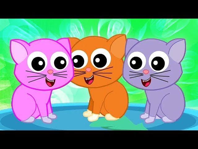 Три маленьких котенка | детские рифмы | детские стишки | котята рифмы | Three Little Kittens