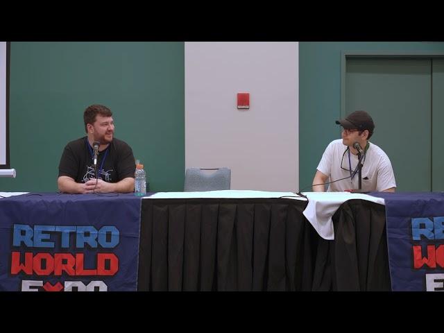 RetroRGB and Macho Nacho Retro World 2023 Panel