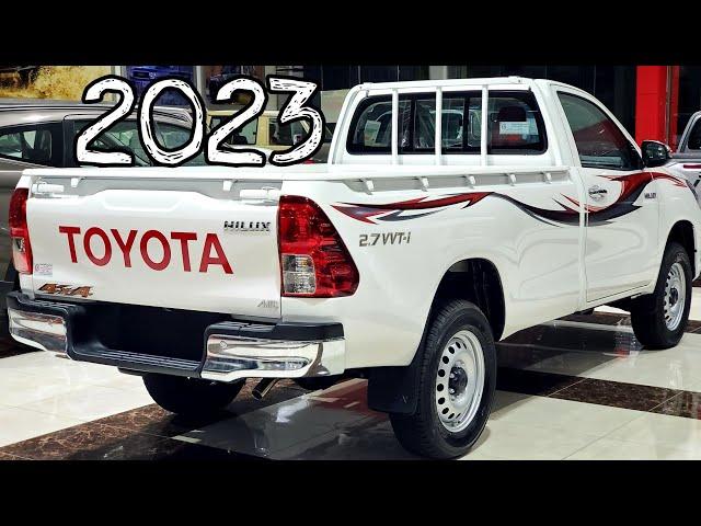 Just arrived  The new 2023 Toyota Hilux single cab truck - with price