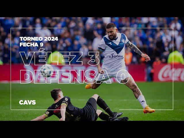 Torneo 2024 | Fecha 9 | Vélez 3 - 0 Defensa y Justicia