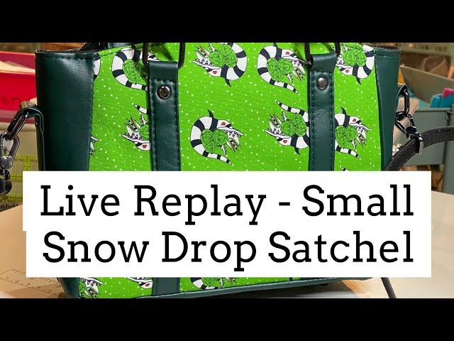 Live Replay Sewing - Small Snow Drop Bag By Blue Calla Sewing Patterns