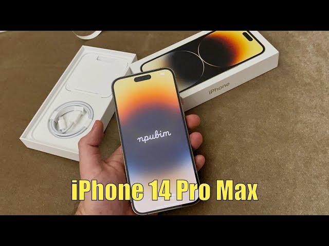 iPhone 14 Pro Max Gold - распаковка, обзор и первые впечатления