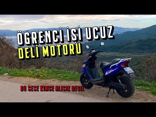 EN UCUZ 2 ZAMANLI MOTOR / YAMAHA BWS100 İLE 60KM