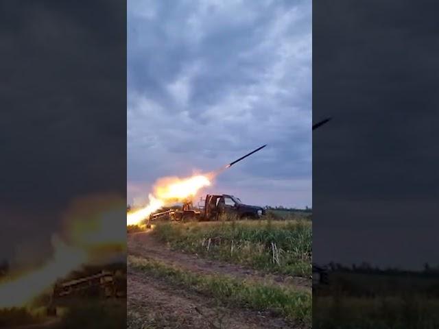 Міні-Град «Партизан» нищить окупантів на фронті #україна #росія #війна #зсу #перемога #донбас