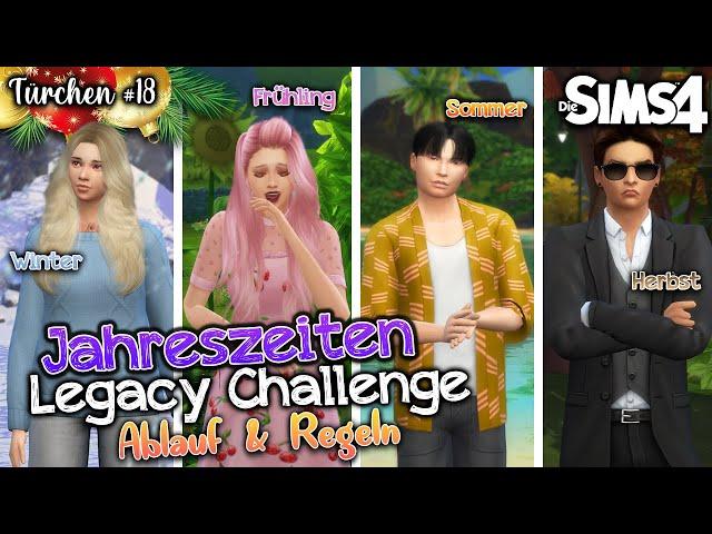 Die Sims 4: Jahreszeiten Legacy Challenge ️️ Regeln & Ablauf Deutsch