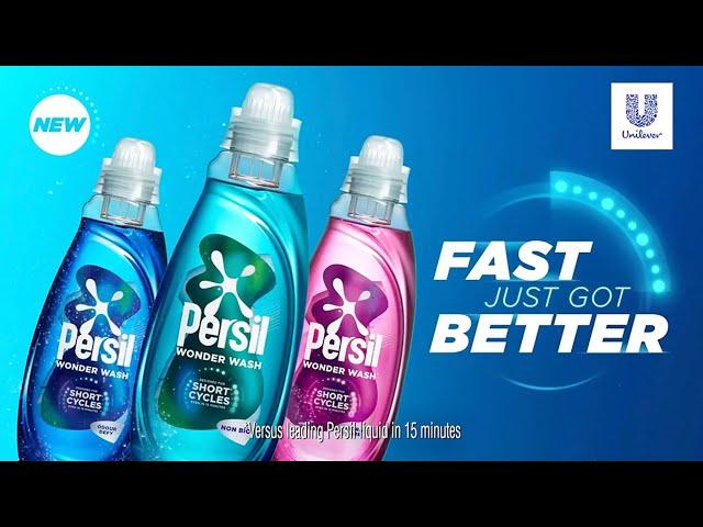 2024: Persil Wonder Wash Liquid [Fast Just Got Better] - 10sec Advert