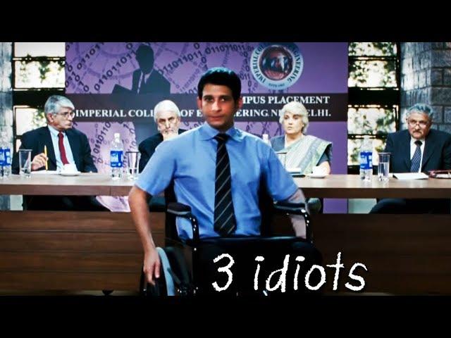 3 Idiots - Sharman Joshi Job Interview Scene - Best Bollywood Scene