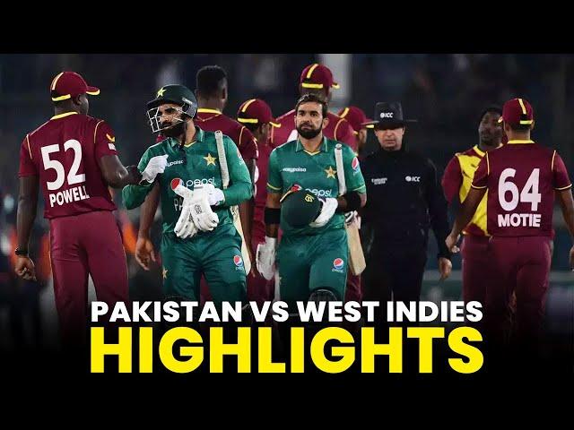 Highlights | Pakistan vs West Indies | T20I | PCB | MK2L