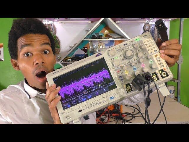 Nouveau matos ! ► Oscilloscope Tektronix, sonde de courant & de tension différentielle [démo]