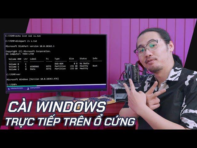 CÀI LẠI WIN Cho Một Năm Tươi Mới! - Hướng Dẫn Cài Windows Không Cần USB cho Tân Sinh Viên