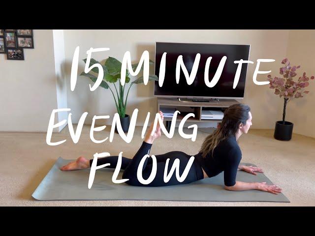 15 Minute Evening Flow Pilates | COVID LOCKDOWN EDITION