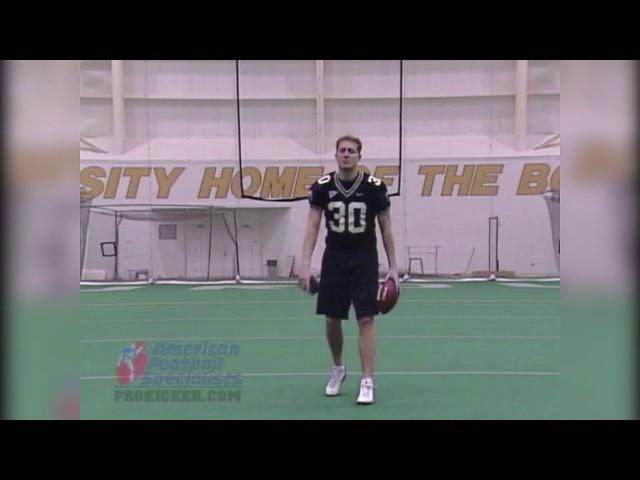 How to Kick a Football with Travis Dorsch - "Target Zone"- Kicking Lesson 1