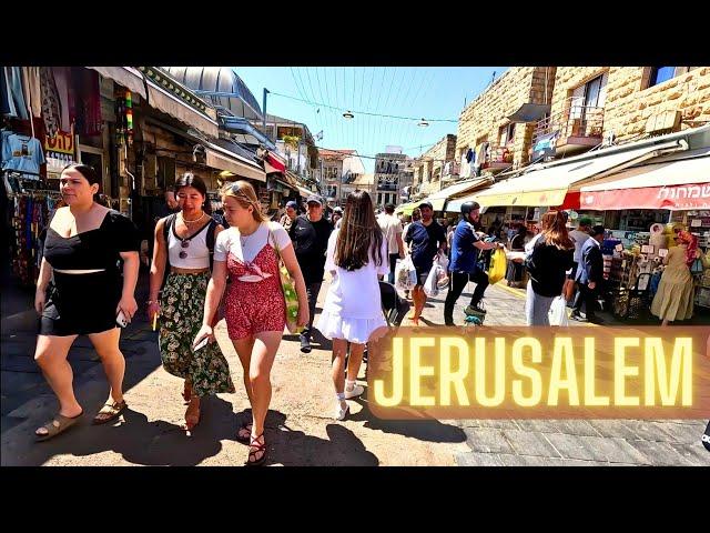 JERUSALEM : walk tour in the best market | Mahane Yehuda