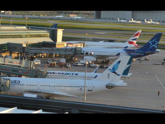Terminal 3 Operations - View from Sheraton Hotel in Toronto (YYZ) Part 3