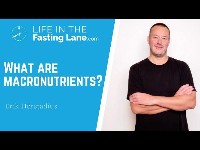 What are Macronutrients? - Erik Hörstadius