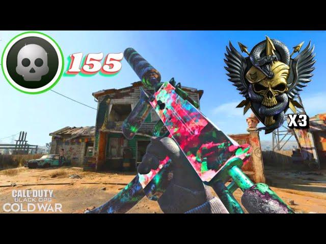 155 Kills + "MAC10" TRIPLE NUKE on Nuketown | Black Ops Cold War Multiplayer (No Commentary)