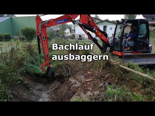 Bach ausbaggern