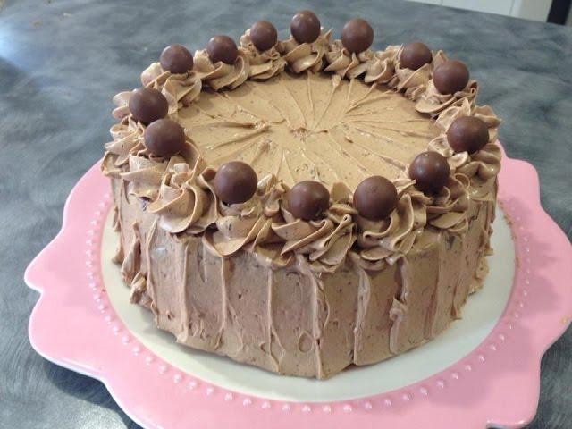 Mocha Chiffon  Cake