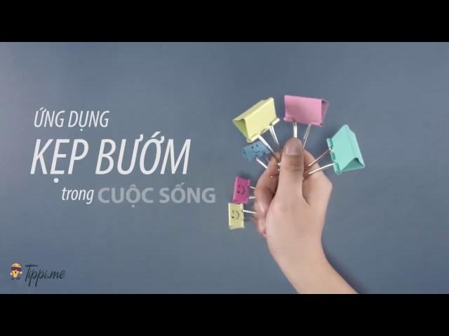 Sáng tạo đơn giản với kẹp bướm | Mẹo Vặt - TIPPI