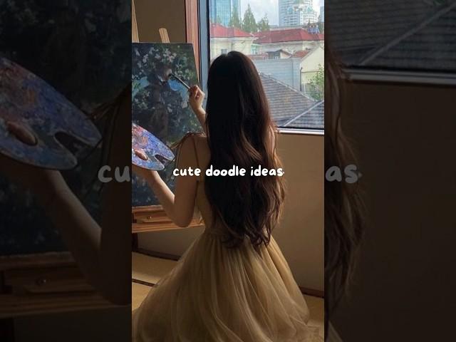 Cute doodle ideas #cute #aesthetic #trending #art #doodle #ideas #korea #ulzzang #inspiration