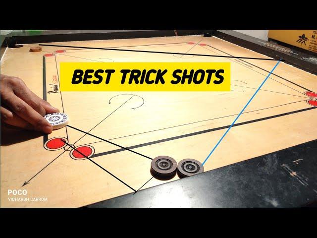 carrom board tricks 10 | carrom trick shots | carrom | best carrom shots| vidharbha carrom touch