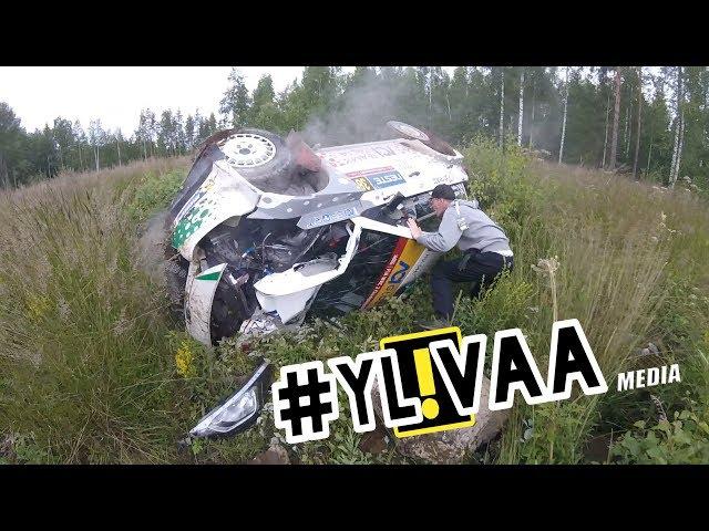 NESTE RALLY FINLAND 2017 | 15 CRASHES | SPECTATOR HEAD CAM