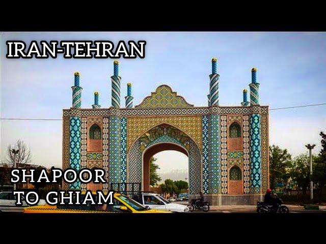 tehrangard drive in tehran from shapoor to ghiam - iran tehran2022/1401