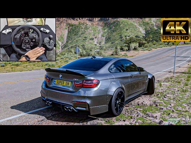 BMW M4 Coupe 710HP - Forza Horizon 5 | Logitech G923 Steering Wheel