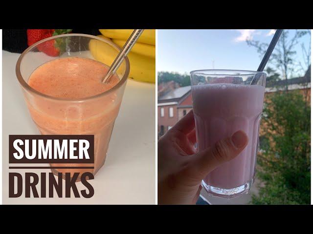 Deliciousnessly | 2 SIMPLE DRINK RECIPES | SUMMER DRINKS