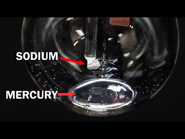 Mixing sodium with mercury