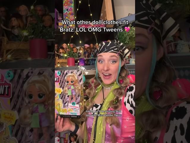 Do LOL OMG Tween clothes fit Bratz dolls? Goldie Twist (Part 1/3) #dollcollector #dollclothes