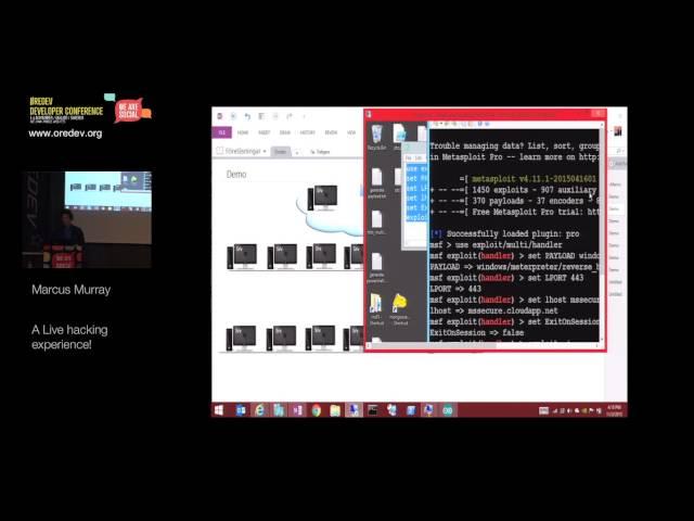 A Live hacking experience - Marcus Murray, TrueSec - Øredev Conference 2015