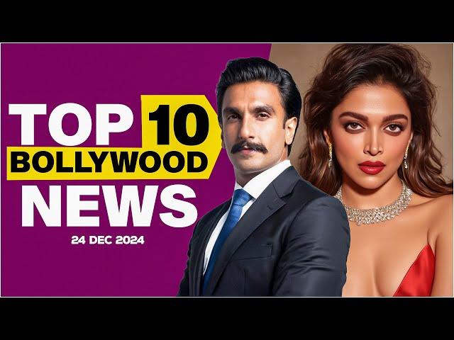 Top 10 Bollywood News | 24th December 2024 | Ranveer Singh | Deepika Padukone #bollywood